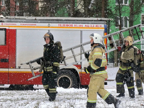 Днем горела «Газель» на Петра Алексеева в Гагарине