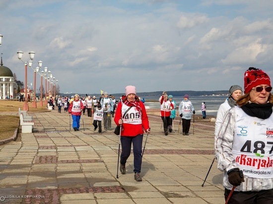 Скандинавские ходоки соберутся на набережной Петрозаводска