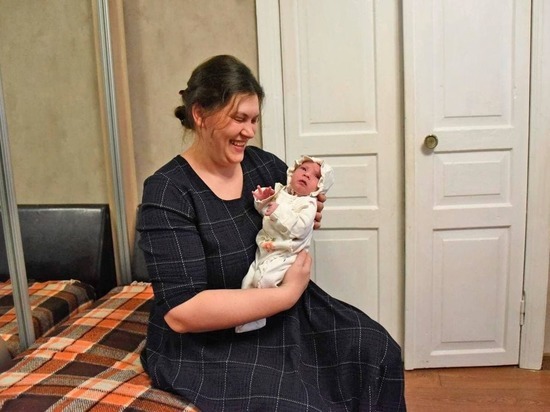 В белгородской семье родился десятый по счету ребенок – малышка Амелия