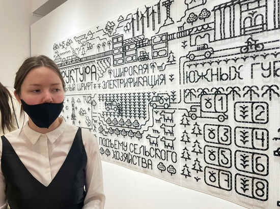 На выставке «Языковые конструкции» искусство создается на глазах зрителей