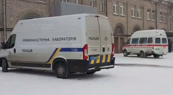 Полиция Украины показала кадры с места нападения нацгвардейца в Днепре