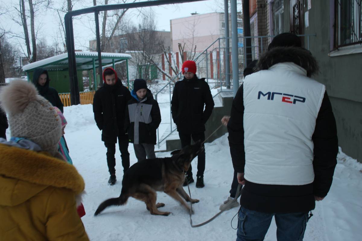 В Костроме молодогвардейцы с канистерапией посетили Центр помощи детям, оставшимся без попечения родителей