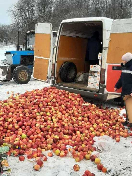 В Себеже уничтожено 1,9 тонн яблок