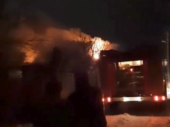 Под Каменском сгорела половина частного дома