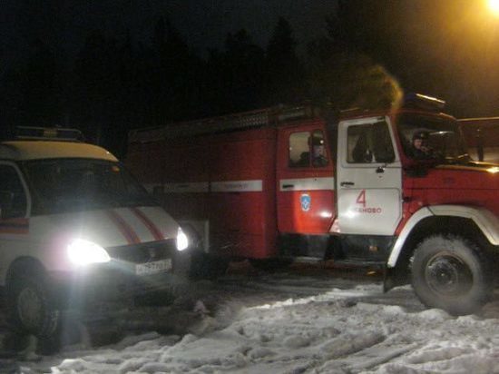 Под утро в Ивановской области сгорела баня