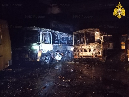 Школу в Людиново перевели на дистант из-за сгоревших автобусов