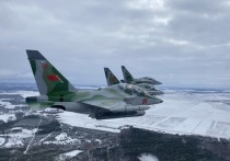 В Белоруссии самолеты сил Союзного государства России и Белоруссии нанесли ракетный удар по условному противнику