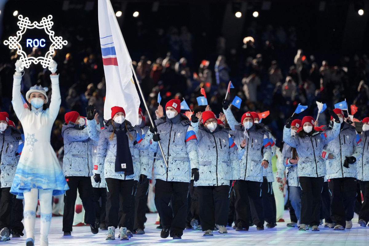 Сборная России прошла по стадиону на открытии Олимпиады в Пекине - МК