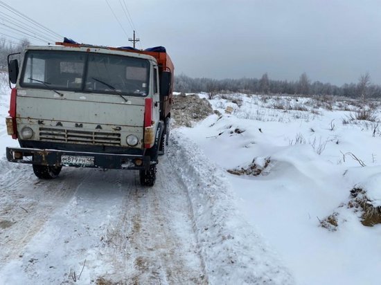 В Курске зафиксировали два факта незаконного складирования снега