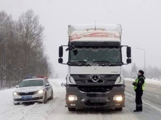 В Удмуртии закрыли движение грузовиков по некоторым трассам в ночь на 5 февраля из-за снегопадов