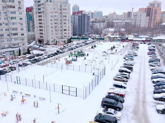 В Воронеже в Ленинском районе ликвидировали незаконную платную парковку около сквера "Мирный"