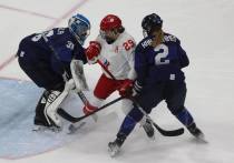 Женская сборная Финляндии по хоккею с крупным счетом обыграла команду России в заключительном матче группового этапа на Олимпийских играх в Пекине