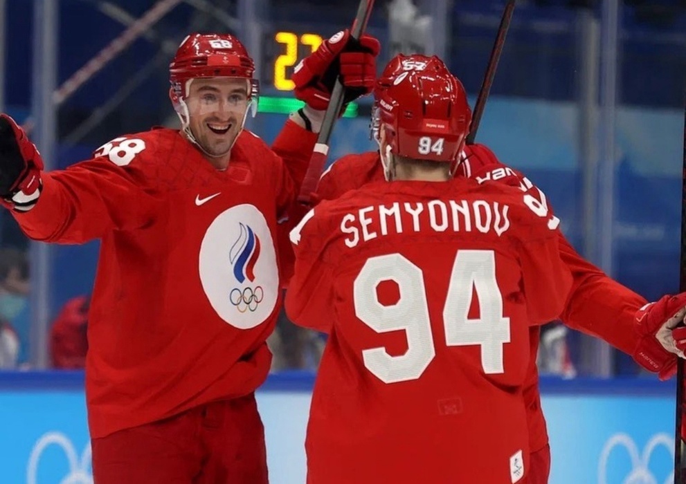 Хоккеисты из России успешно начали Олимпиаду: фото первой победы