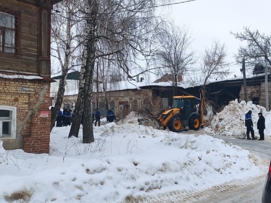 В Скопине Рязанской области рухнуло здание краеведческого музея