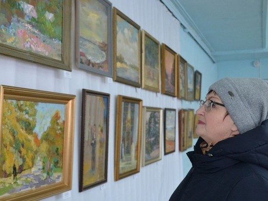 В Кадомском районе открылась выставка рязанского художника Николая Анитова
