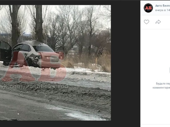 В Белгороде "БМВ" догнал две иномарки