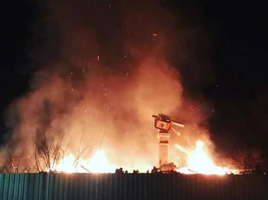В Туапсинском районе в пожаре погиб мужчина