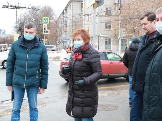 Мэр Рязани Елена Сорокина лично проверила качество уборки улиц от снега