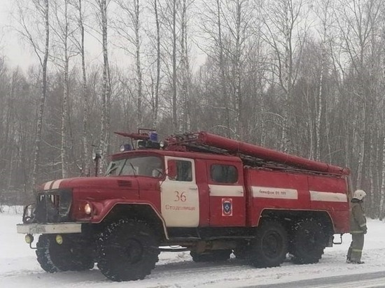 Днем в Смоленской области выгорела баня в деревне Лучеса