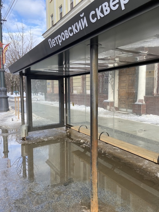 «Умная» остановка у Петровского сквера вызвала негодование воронежцев, но власти обещали устранить недостатки