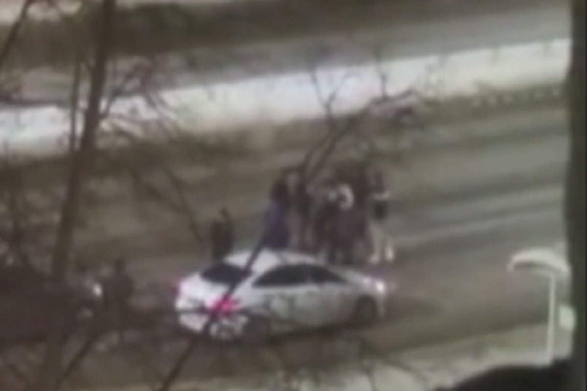 In Obninsk, migrants staged a fight on the road