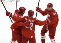 Мужская сборная России по хоккею встретится с командой Дании в четветьфинале олимпийского турнира в Пекине
