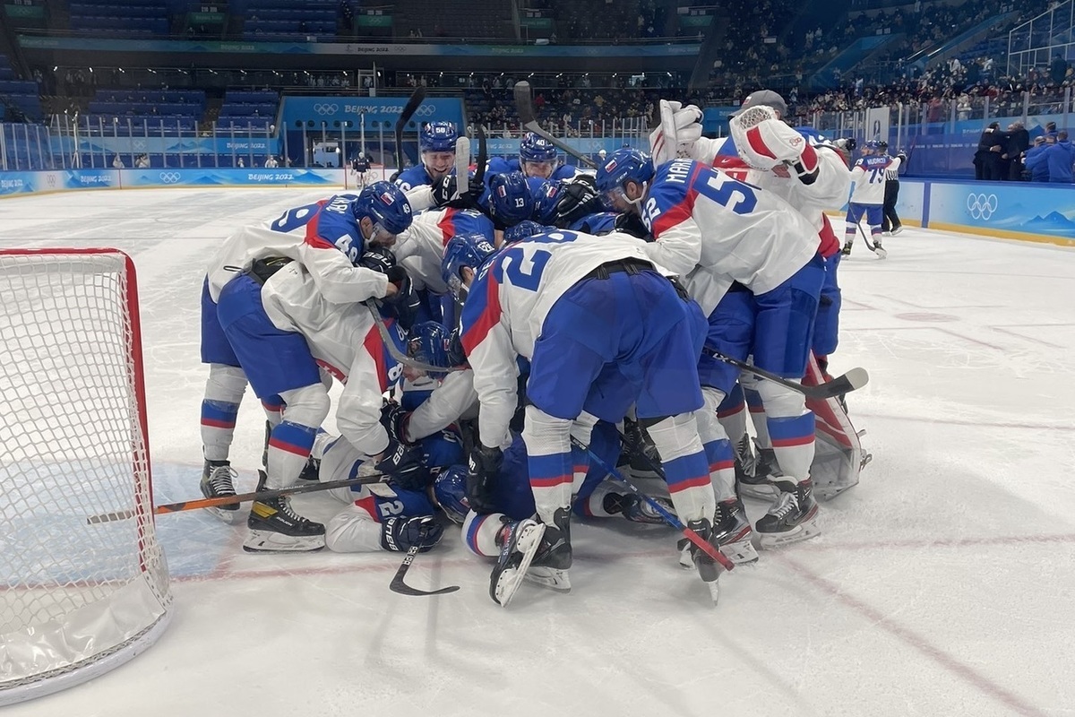 Сборная Словакии сенсационно выбила США из олимпийского хоккейного турнира