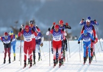 Российские лыжники Александр Большунов и Александр Терентьев стали третьими в командном спринте на Олимпийских играх в Пекине