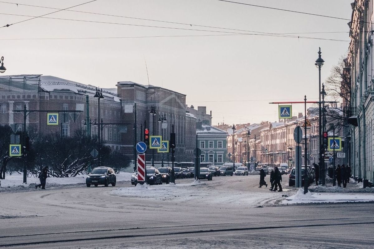Питер В Феврале Фото