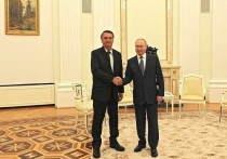 Президент Бразилии Жаир Болсонару, находящийся с визитом в Москве, пригласил своего российского коллегу Владимира Путина в свою страну