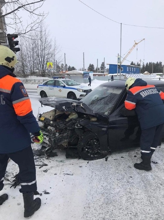 В Ноябрьске случилась 2 за утро авария с пострадавшими