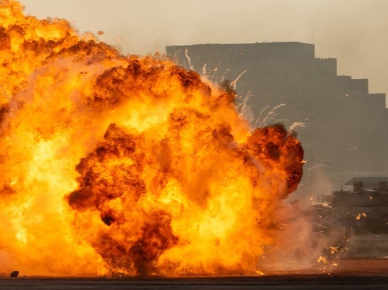 Под Донецком загорелась насосная станция