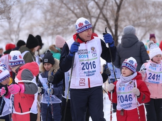 Министр спорта Хакасии принял участие в стартах Лыжни России