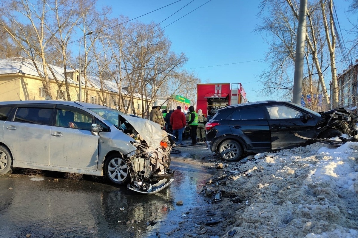 Двое детей пострадали в ДТП на Каштаке в Томске - МК Томск