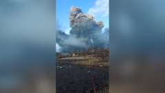 В Винницкой области взорван склад с боеприпасами: кадры пожара