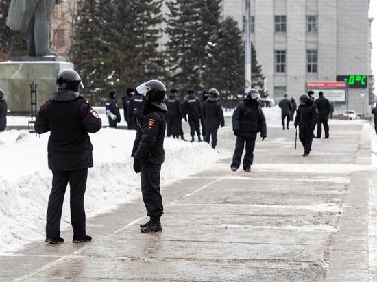 В Новосибирске прошли задержание участников несанкционированной акции