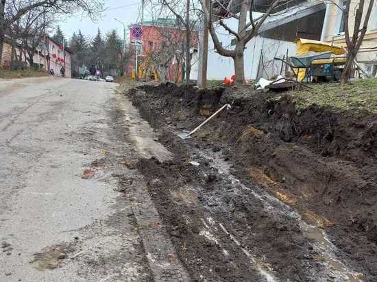 В Ставрополе начали ремонт Кавалерийской