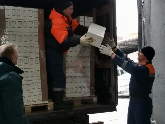 Полторы тонны гуманитарного груза для беженцев ЛДНР поступило в Тулу из Москвы