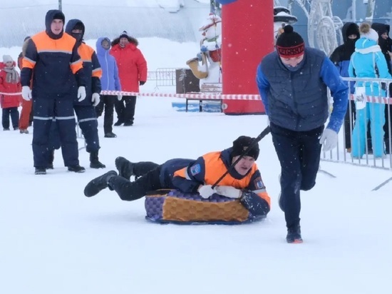 Первый зимний экстремальный забег провели в Тазовском районе