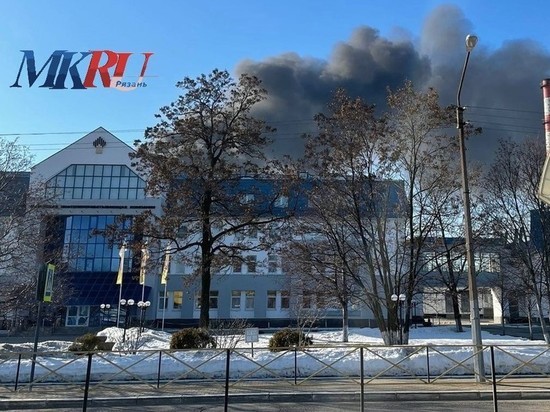 МЧС: При пожаре на нефтезаводе в Рязани пострадали два человека