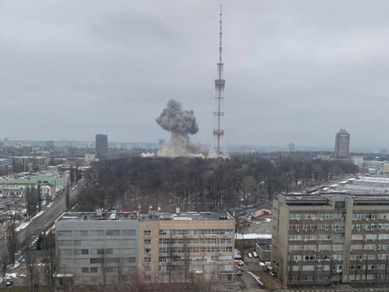 Взрыв у телебашни Киева произошел в аппаратном комплексе