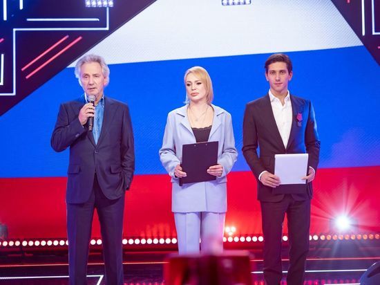 Российские звезды приняли участие в концерте «Я горжусь, что я русский!», который состоялся в студии RU.TV