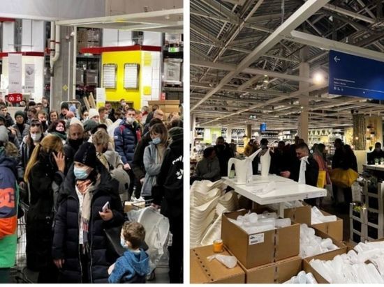 Новосибирцы атаковали магазин IKEA в последний день работы