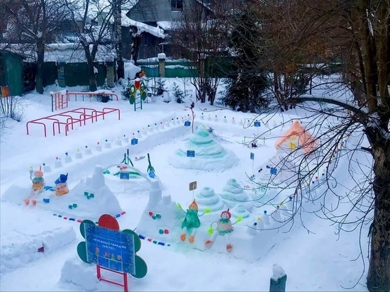 В Костромской области выбрали лучший «Снежный городок Эколят»
