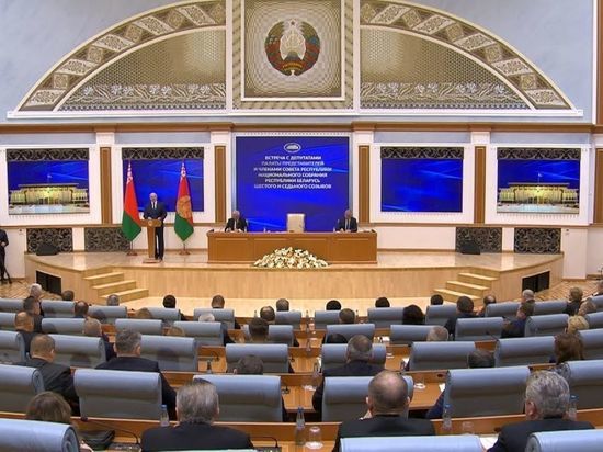 Парламент Белоруссии призвал Запад прекратить «безрассудную» политику