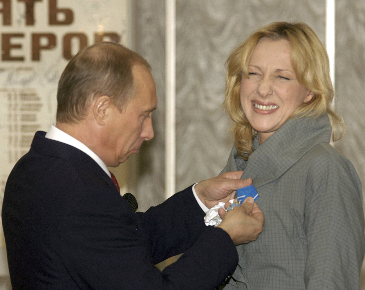 Елена Яковлева и Путин