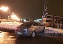 7 марта в Белгороде на перекрестке улиц Михайловское Шоссе – Серафимовича водитель сбил пешехода и врезался в светофор. Это произошло вечером, в 22 часа 35 минут.