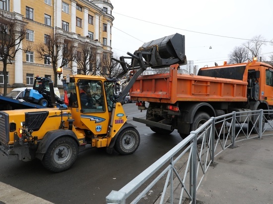 В Смольном рассказали, чем занимались дорожники в первую бесснежную неделю