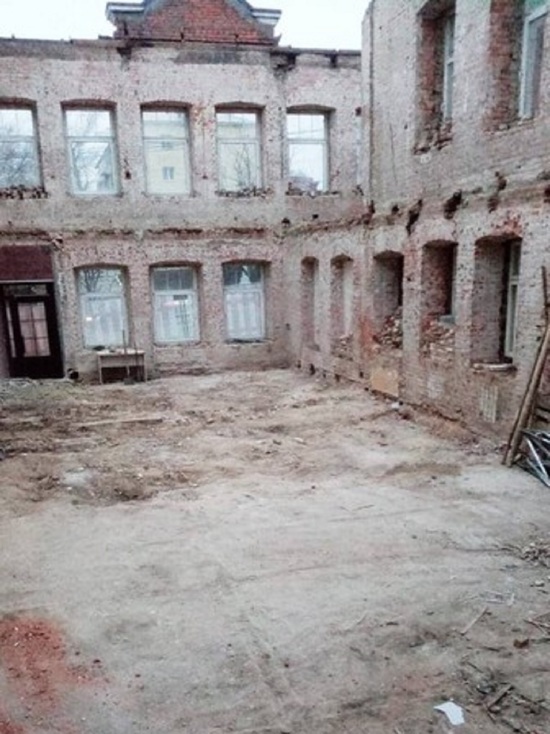 В Старом Осколе Белгородской области ремонтируют объект культурного наследия
