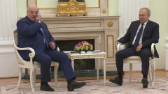 Путин, выделывая кренделя ботинками, приободрил Лукашенко по поводу санкций